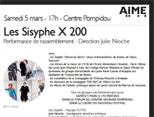 Tablet Screenshot of aime-sisyphe.blogspot.com