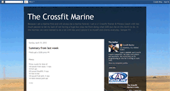 Desktop Screenshot of crossfitmarine.blogspot.com