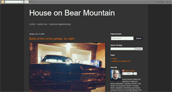 Desktop Screenshot of houseonbearmountain.blogspot.com