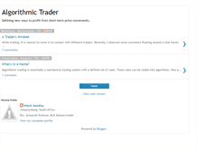 Tablet Screenshot of algorithmic-trader.blogspot.com
