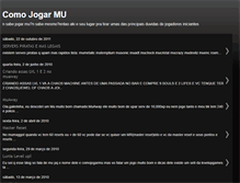 Tablet Screenshot of comojogarmu.blogspot.com