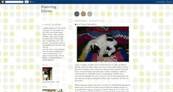 Desktop Screenshot of kittenfosterer.blogspot.com