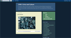 Desktop Screenshot of civicsandculture.blogspot.com