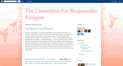 Desktop Screenshot of committeeforresponsiblereligion.blogspot.com