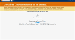 Desktop Screenshot of gonzalezmensuario.blogspot.com