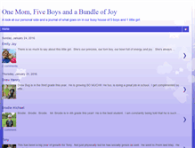 Tablet Screenshot of onemomfiveboys.blogspot.com