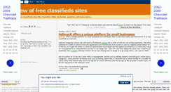 Desktop Screenshot of classifiedsreview.blogspot.com