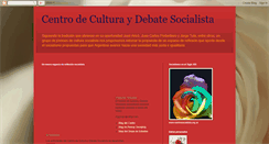 Desktop Screenshot of culturaydebatesocialista.blogspot.com