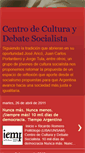 Mobile Screenshot of culturaydebatesocialista.blogspot.com