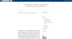 Desktop Screenshot of johannajamesinsurance.blogspot.com