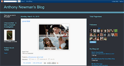 Desktop Screenshot of anthonynewmanblog.blogspot.com
