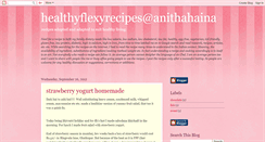 Desktop Screenshot of healthyflexycooking.blogspot.com