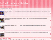 Tablet Screenshot of healthyflexycooking.blogspot.com