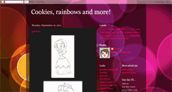 Desktop Screenshot of cookierainbows.blogspot.com