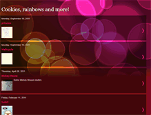 Tablet Screenshot of cookierainbows.blogspot.com