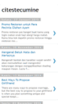 Mobile Screenshot of citestecumine.blogspot.com