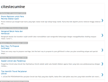Tablet Screenshot of citestecumine.blogspot.com