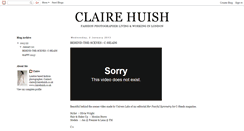 Desktop Screenshot of clairehuish.blogspot.com