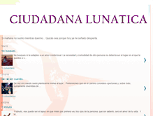 Tablet Screenshot of ciudadanalunatica.blogspot.com
