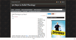 Desktop Screenshot of 30daytheology.blogspot.com