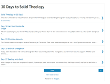 Tablet Screenshot of 30daytheology.blogspot.com