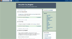 Desktop Screenshot of clujblogroll.blogspot.com