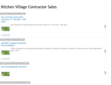 Tablet Screenshot of kitchenvillage.blogspot.com