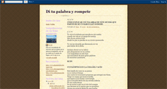 Desktop Screenshot of ditupalabrayrompete.blogspot.com