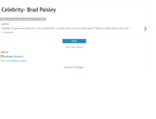 Tablet Screenshot of celebrity-bradpaisley.blogspot.com