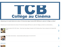 Tablet Screenshot of collegeaucinema51.blogspot.com