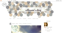 Desktop Screenshot of ablossomsstory.blogspot.com