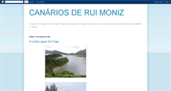 Desktop Screenshot of canariosderuimoniz.blogspot.com