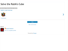Tablet Screenshot of masterthecube.blogspot.com