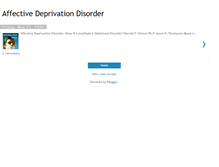 Tablet Screenshot of affectivedeprivation.blogspot.com