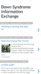 Mobile Screenshot of downsyndromeinfoexchange.blogspot.com