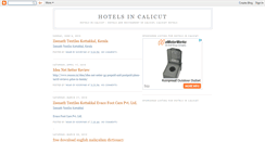 Desktop Screenshot of hotelsincalicut.blogspot.com