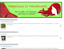 Tablet Screenshot of happinessishandmade.blogspot.com