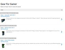 Tablet Screenshot of gear4gamer.blogspot.com