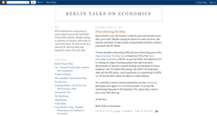 Desktop Screenshot of berlintalksoneconomics.blogspot.com