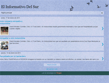 Tablet Screenshot of elinformativodelsur.blogspot.com