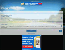 Tablet Screenshot of christiansreading.blogspot.com