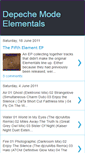 Mobile Screenshot of depechemodeelementals.blogspot.com