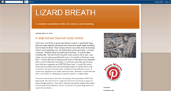 Desktop Screenshot of breathelizard.blogspot.com