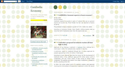 Desktop Screenshot of cambodiaeconomy.blogspot.com
