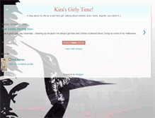 Tablet Screenshot of kirasgirlytime.blogspot.com