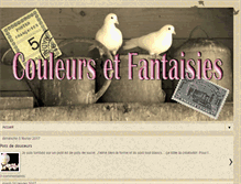 Tablet Screenshot of couleursetfantaisies.blogspot.com