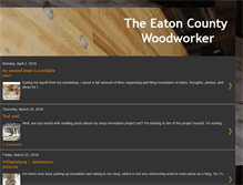 Tablet Screenshot of eatoncountywoodworker.blogspot.com