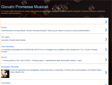 Tablet Screenshot of giovanipromessemusica.blogspot.com