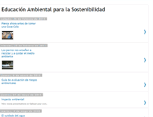 Tablet Screenshot of educarambiente.blogspot.com