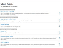 Tablet Screenshot of gilanmusic.blogspot.com
